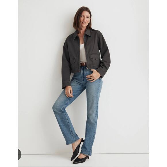 Cropped Utilitarian Jacket in (Re)generative Chino - Picture 6 of 7